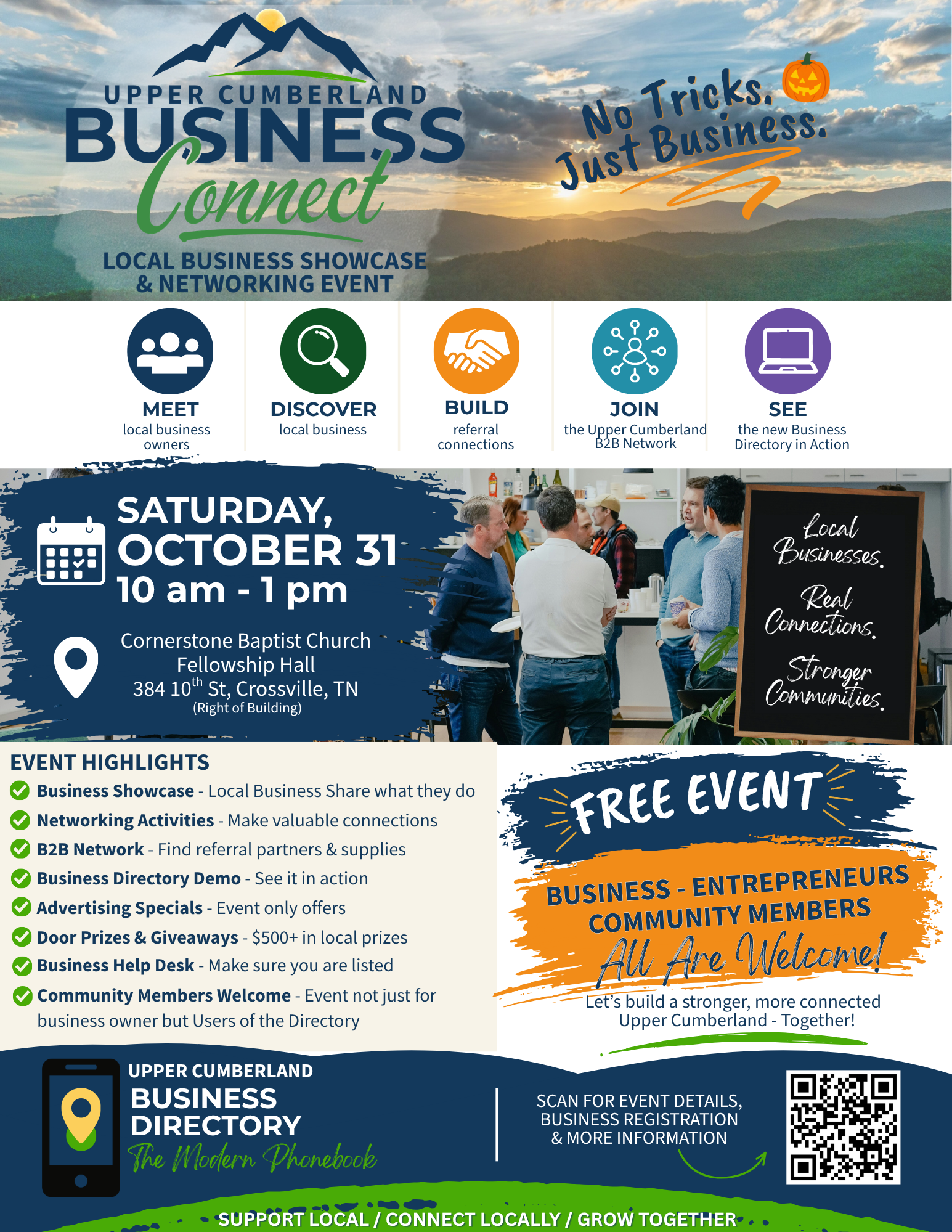 Upper Cumberland Business Connect Local Business Showcase and Networking Event